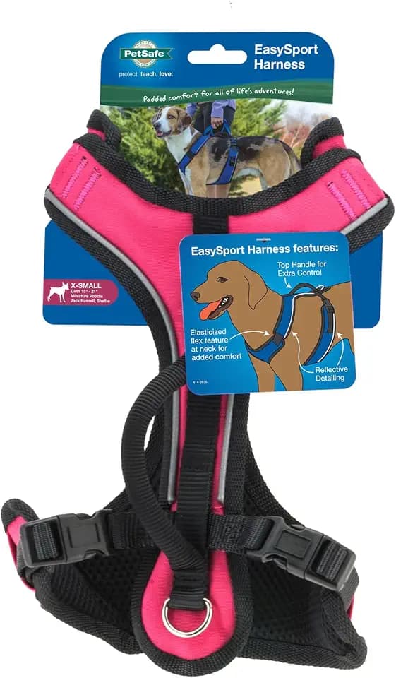 PetSafe EasySport Dog Harness, Pink, Extra Small