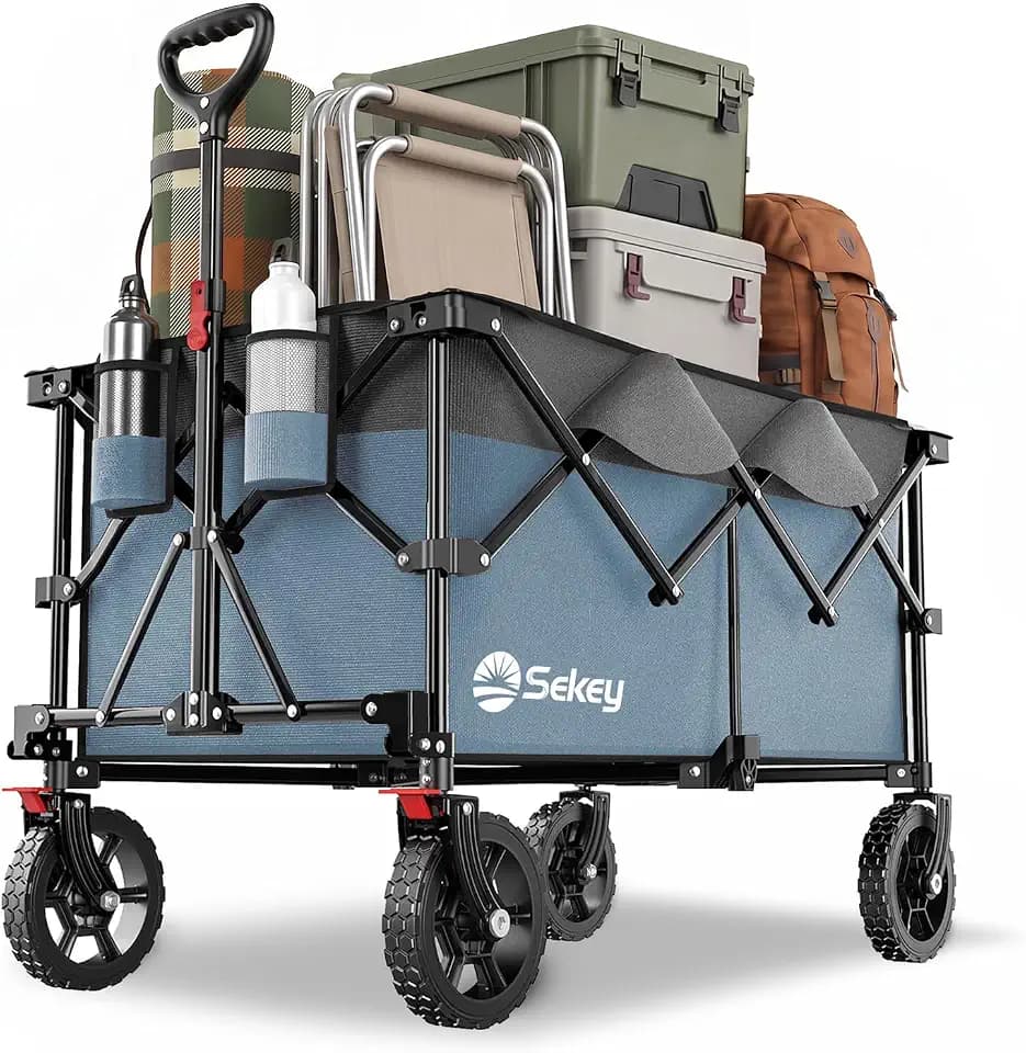 Sekey XXL Plus 4010 Bollerwagen Faltbar 200L 200KG Geländereifen
