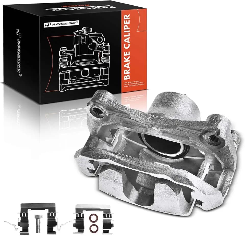 A-Premium Front Right Passenger Disc Brake Caliper with Bracket