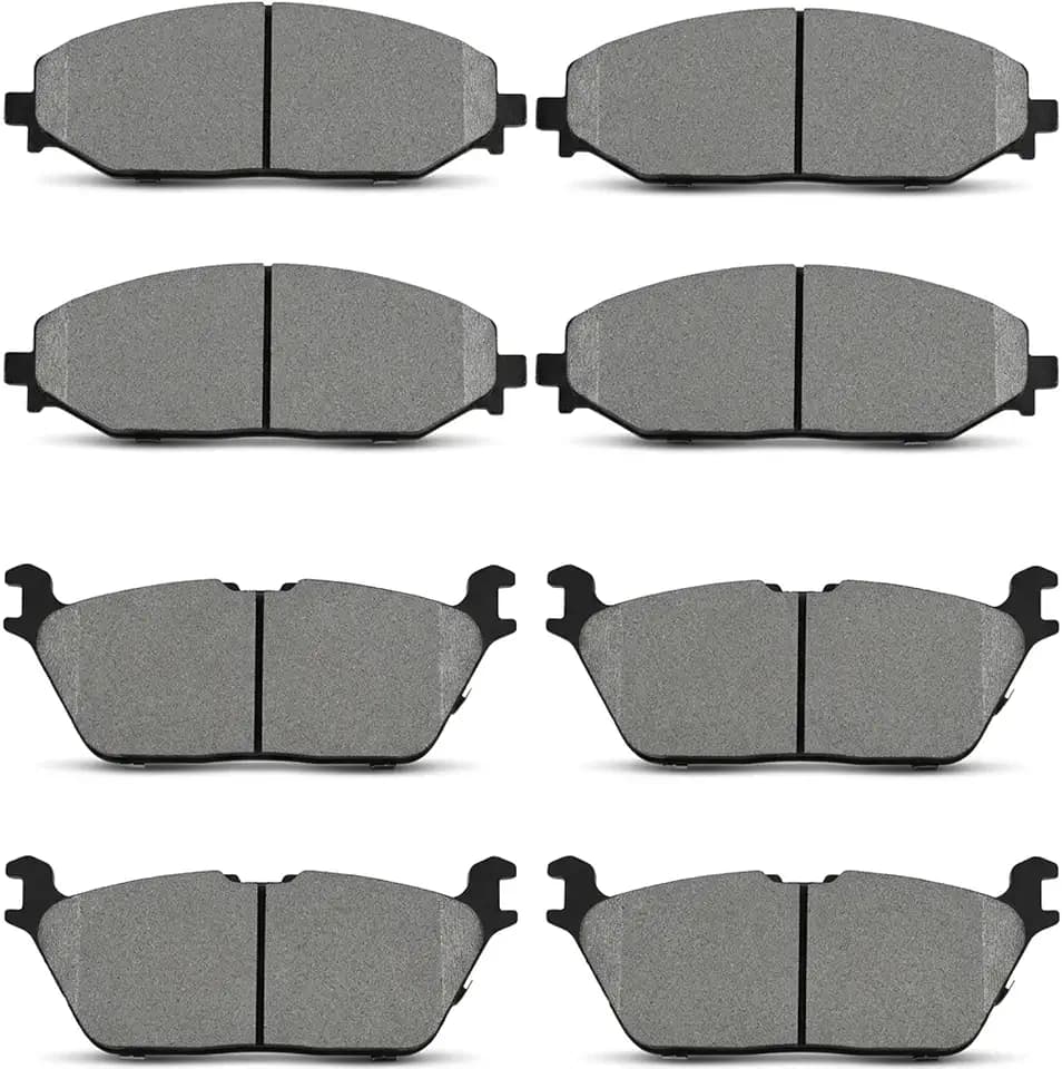 Brake Pads Fit for 2022 Jeep Wagoneer, for 2019-2022 Ram 1500 (D2169 D2179）