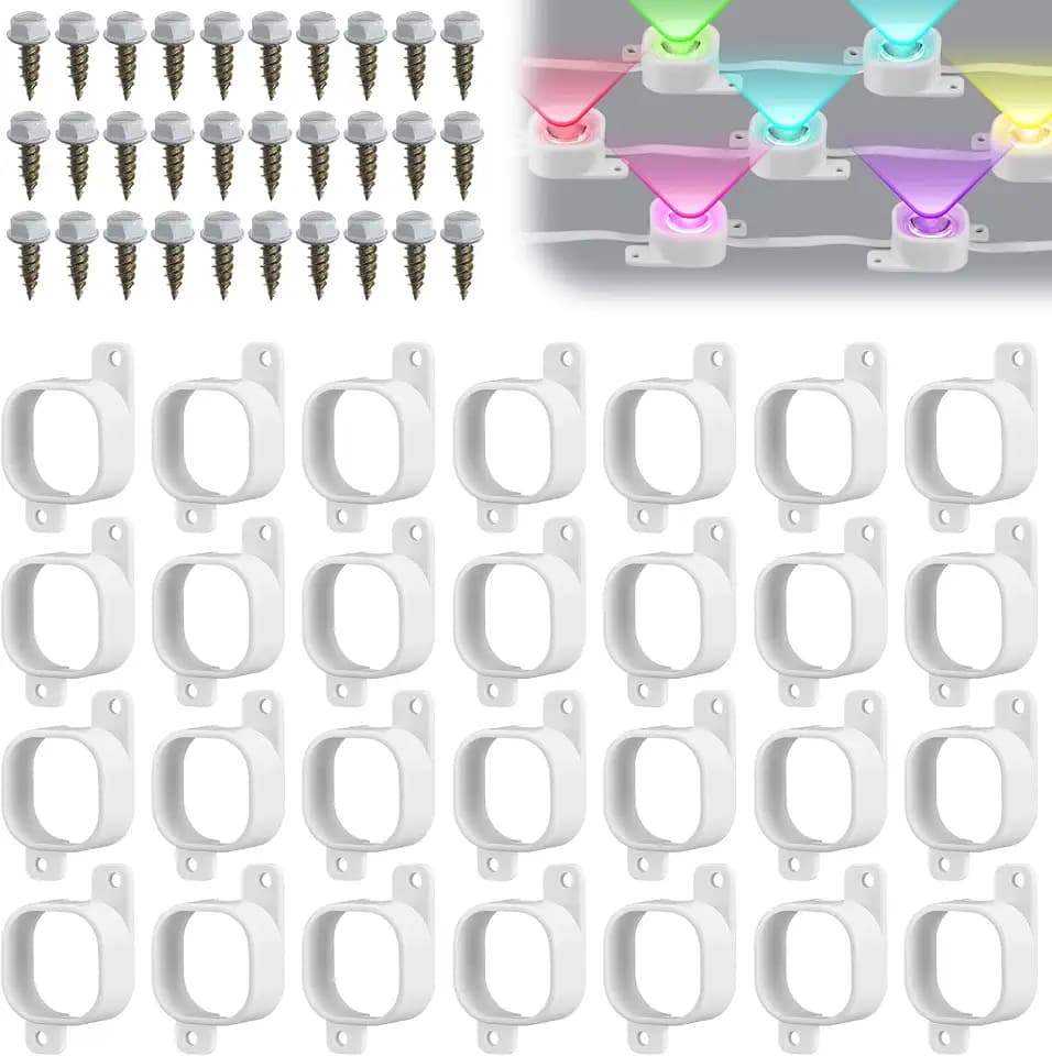 Beeveer 70 Set Light Clips Compatible with Govee H706 H806 Pro Lights