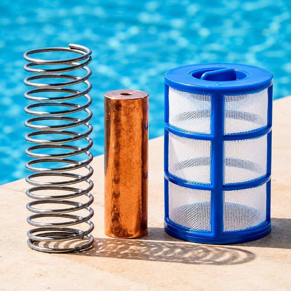 XtremepowerUS 90120 System reduziert Chloralgenreiniger, Pool-Solar-Ionisator, Blau (Solar-Ionisator, Kupfer)
