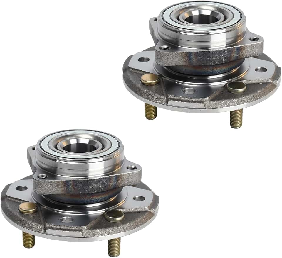 PAROD 2PCS 513098 Front Wheel Hub & Bearing Assembly Fit for 1990-1997 Honda Accord,1997 Acura CL 2.2L L4