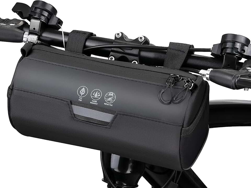 WOTOW Bike Handlebar Bag Waterproof - Bicycle Front Pouch, 2.4L