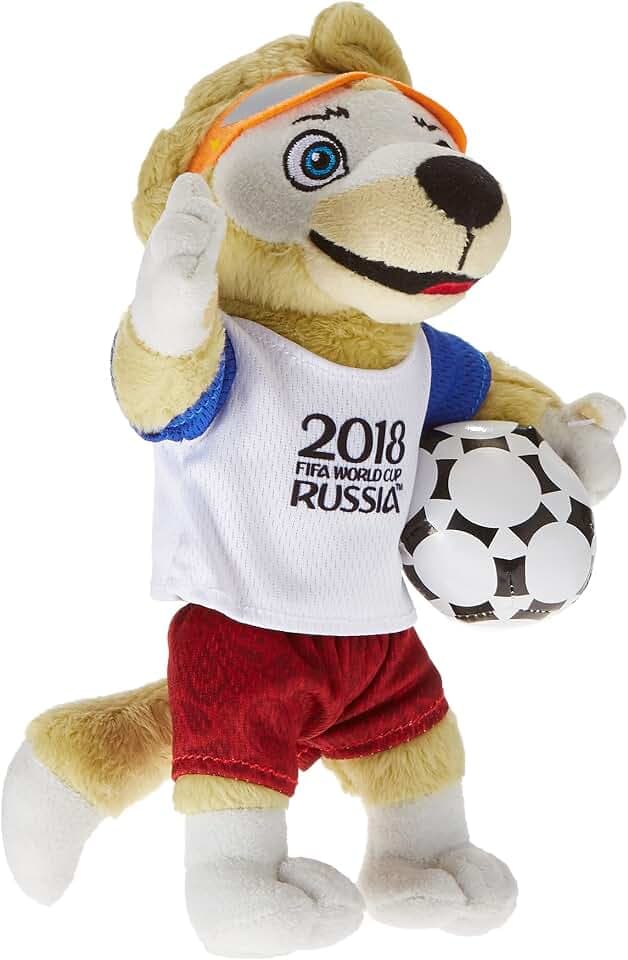 FIFA 2018 100102 World Soccer International Zabivaka-offizielles Maskottchen (Fussball-WM 2018) Plüsch 25 cm