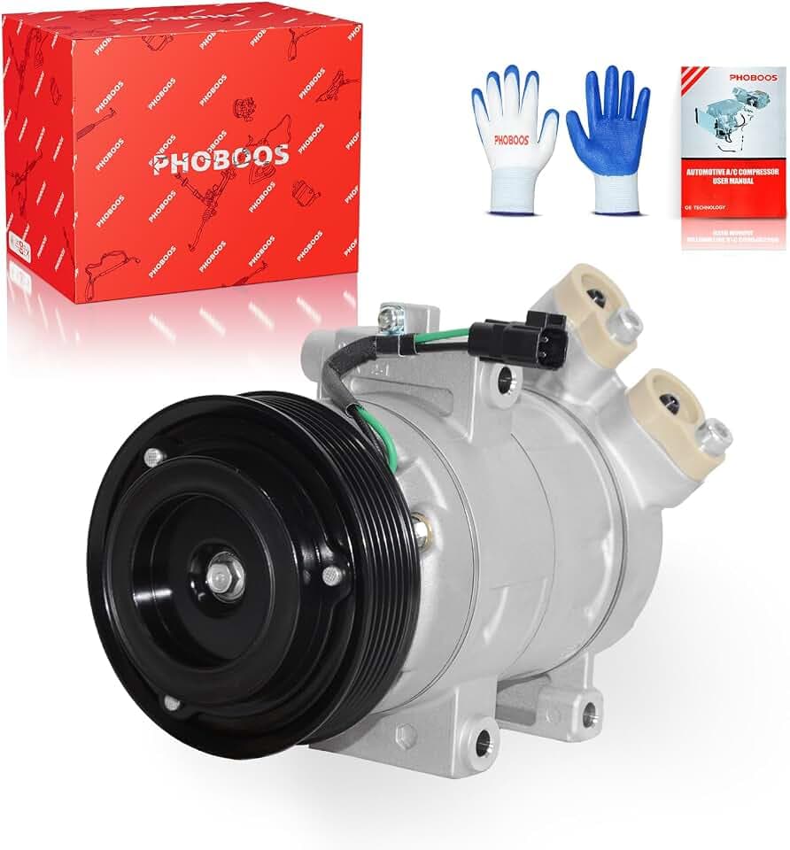 PHOBOOS A/C Compressor with Clutch Compatible with Ford & Mazda & Mercury