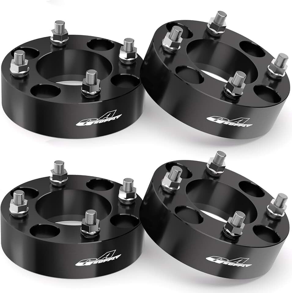 GAsupply 4x110 ATV Wheel Spacers 1.5" 74mm Hub Bore 12x1.25 Studs, 4 Pack