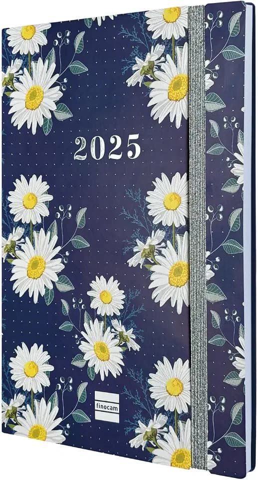 Finocam - Terminkalender Dotted 16 Monate 2024 2025 Horizontale Wochenansicht September 2024 - Dezember 2025 (16 Monate) Marga International