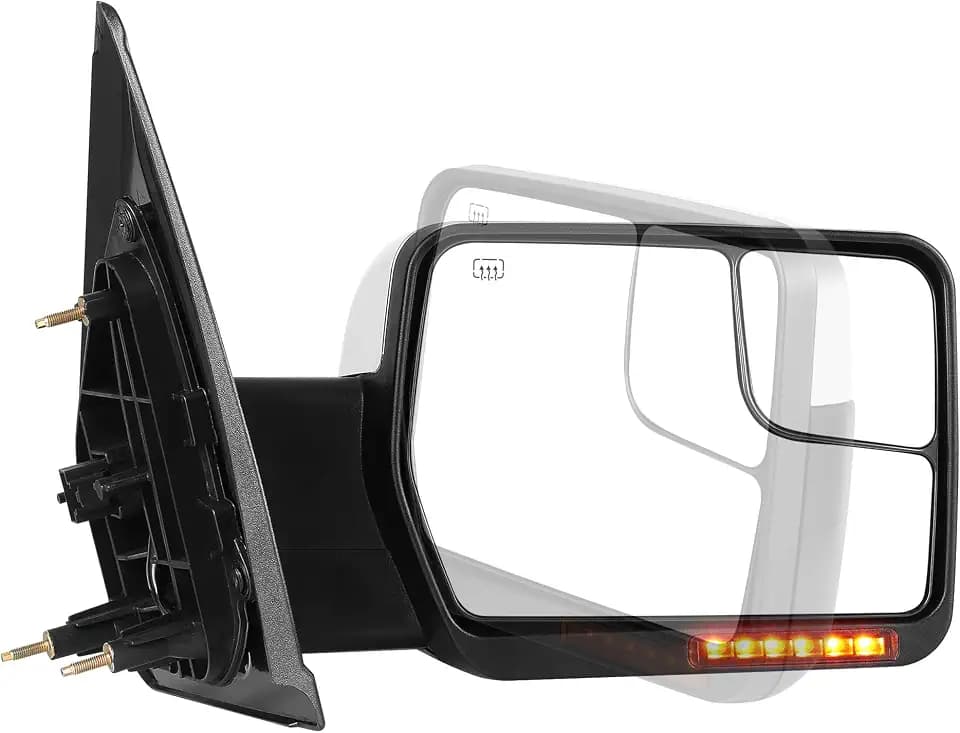 DWVO Right Passenger Side Towing Mirror Compatible with 2004-2014 Ford F150