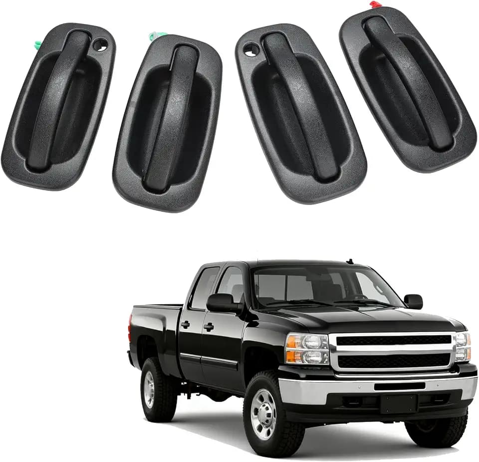 15034986 Exterior Door Handles Compatible with Chevy GMC Cadillac Black