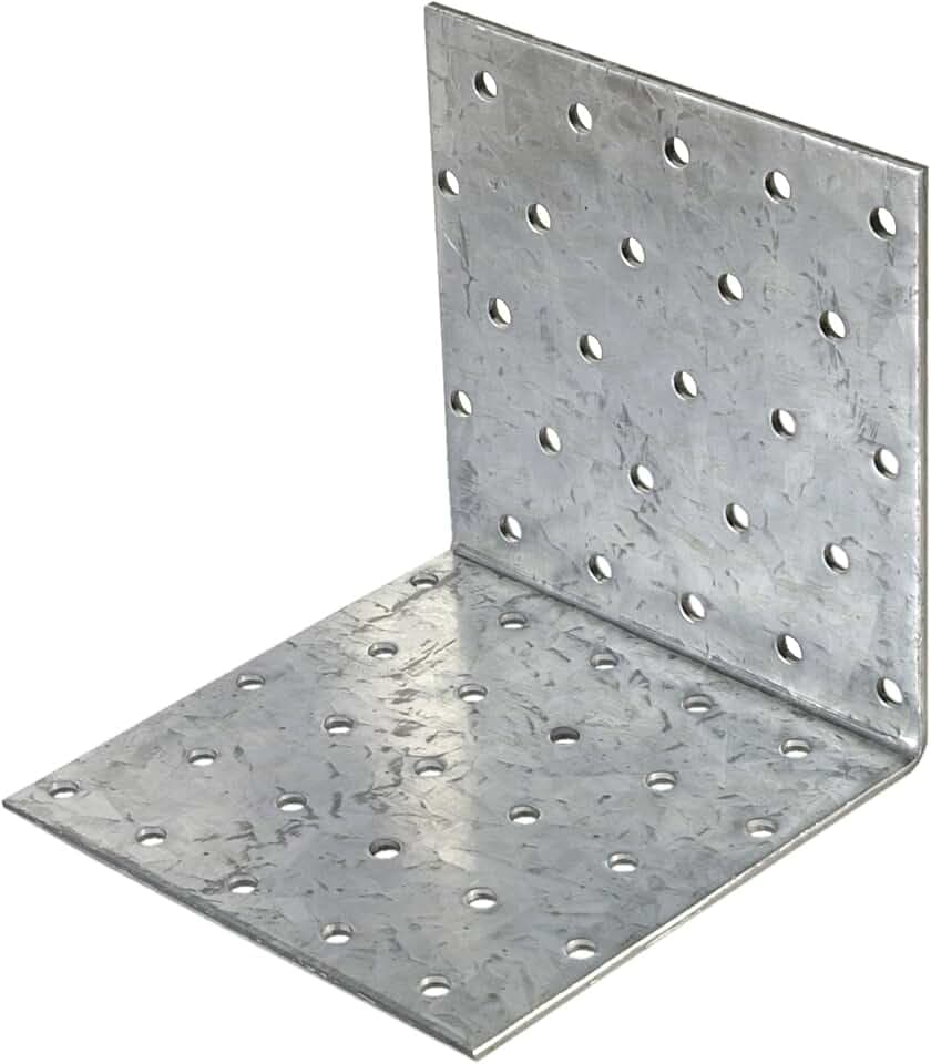 Connex Winkelverbinder 80 x 80 x 60 x 2,5 mm, verzinkt, 25 Stück, HVG2760, 80 x 80 x 60 mm