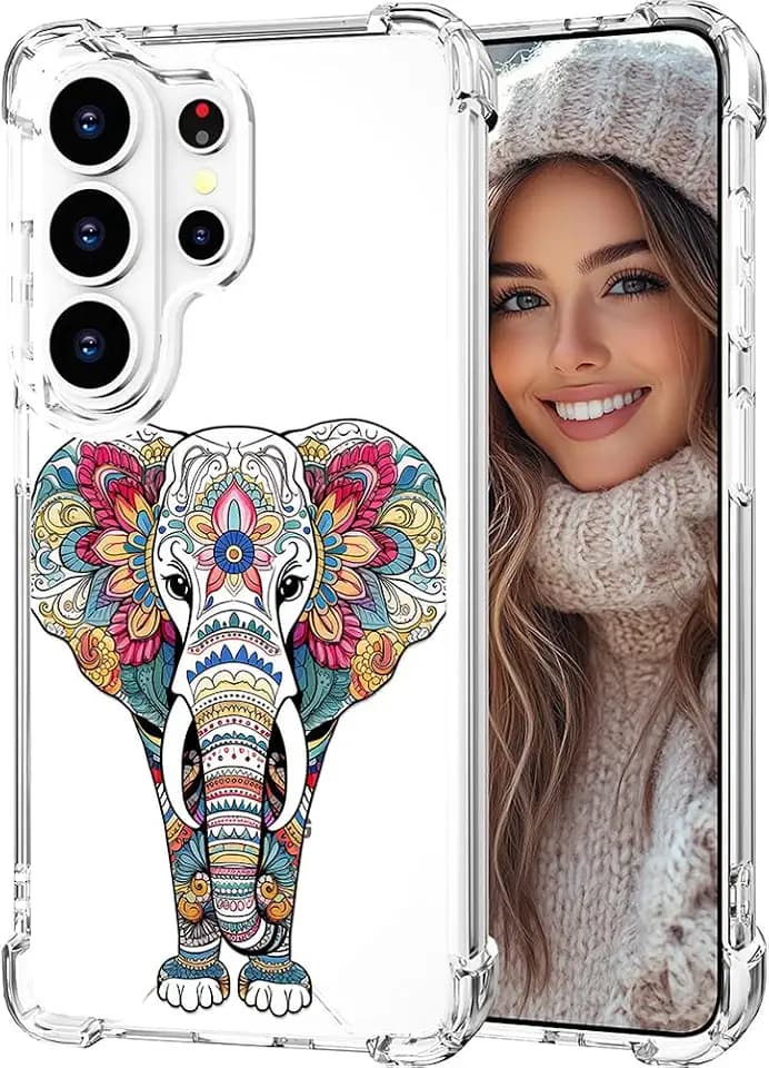 Hungo for Samsung Galaxy S26 Ultra Case (Clear Nice Elephant)