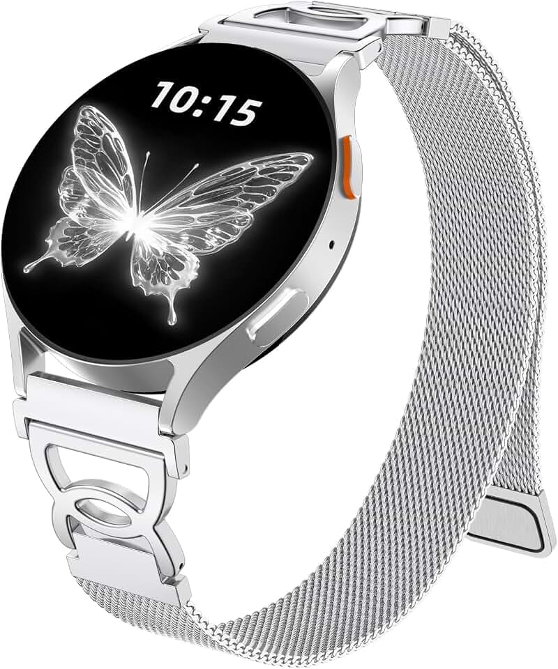 Metall Armband Kompatibel mit Samsung Galaxy Watch 7 6 5 4 FE Armband