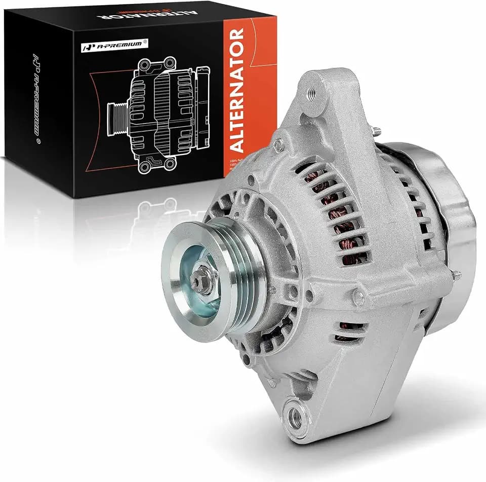 A-Premium Alternator, 12V 60A 4-Groove Pulley CW, Compatible with Toyota