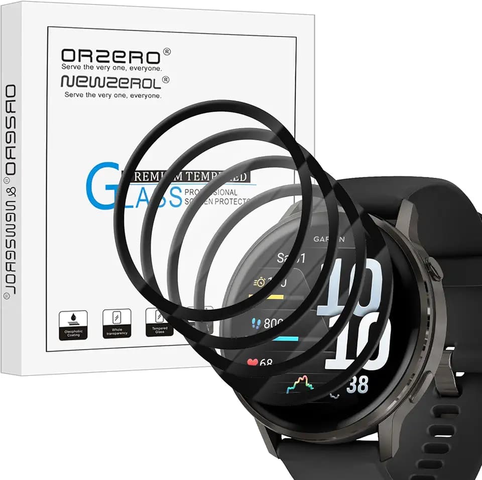NEWZEROL 4 Stück Displayschutzfolie Kompatibel für Garmin Venu 4 45mm