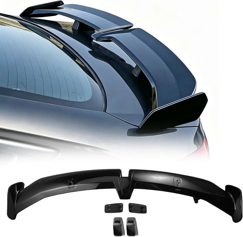 55 Inch Glossy Black Universal Rear Trunk Spoiler