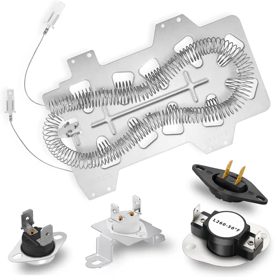 DV42H5200EW/A3 DVE50R5400V/A3 DV40J3000EW/A2 DV42H5200EP/A3 Dryer Heating Element for Samsung DV42H5000EW/A3 DV45H7000EW/a2 DVE50M7450W/A3 DVE50R5200W/A3 DV48H7400EW/A2 DVE45T3200W/A3 DV42H5200EF/A3
