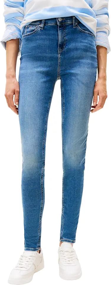 Tommy Jeans Damen Jeans Hose Nora Skinny Fit