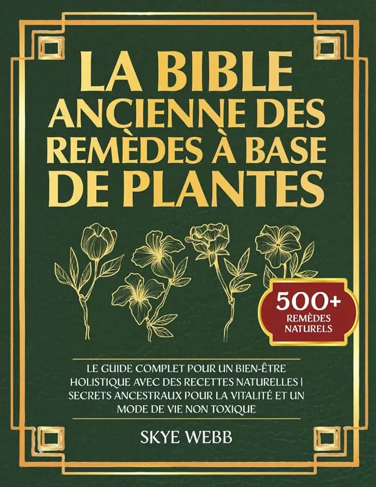 La Bible Ancienne des Remèdes à Base de Plantes: Le Guide Complet pour un Bien-Être Holistique avec des Recettes Naturelles | Secrets Ancestraux pour la Vitalité et un Mode de Vie Non Toxique