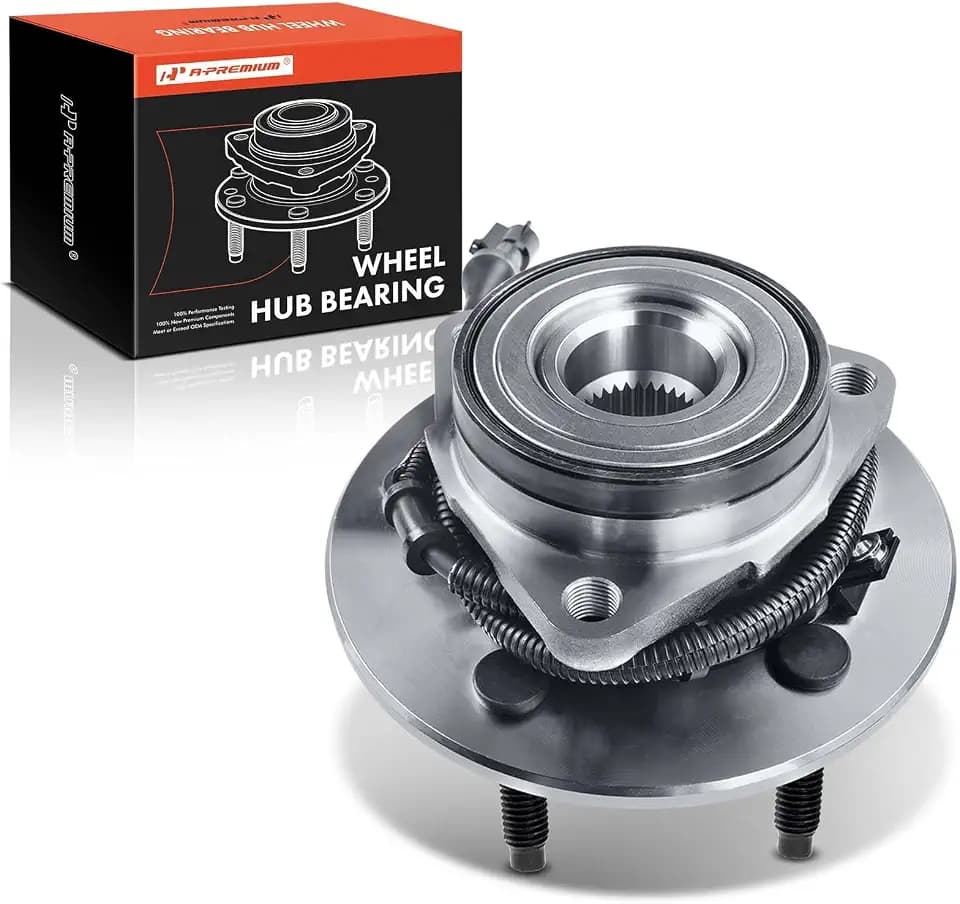 A-Premium Front Wheel Bearing and Hub Assembly with ABS & 5-Lug