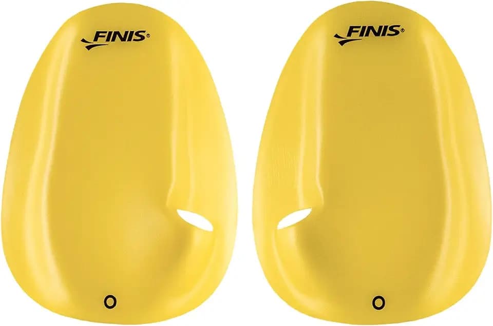 FINIS Agility Floating Swim Paddles - Strapless Design for Stroke Technique - Instant Feedback
