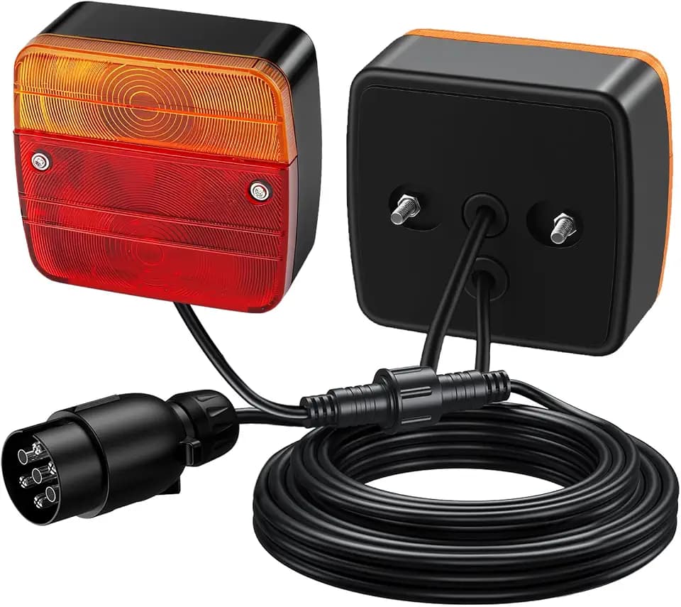 Anhänger Rückleuchten Set 12V Universal mit Wasserdichten Anschlüssen