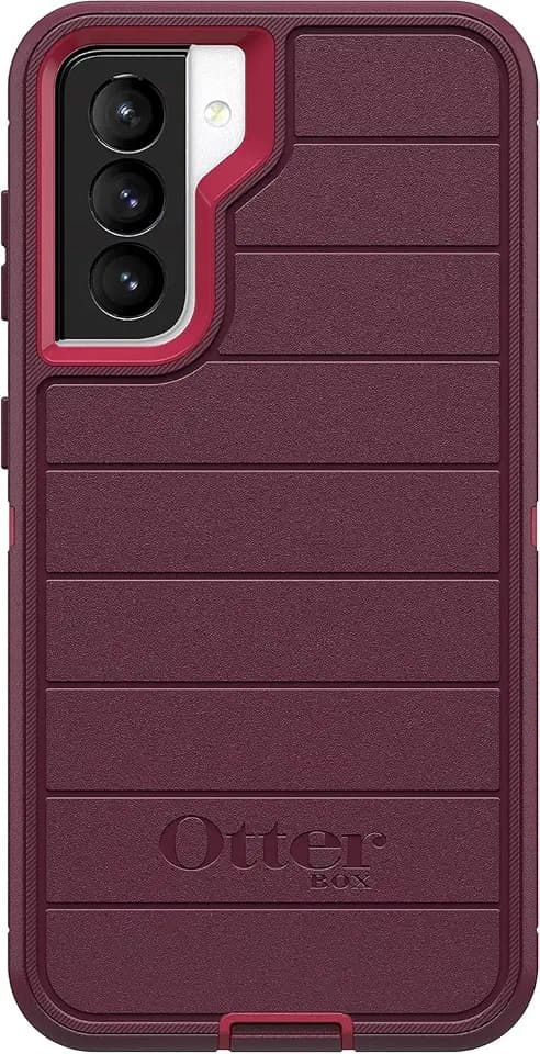 OtterBox Galaxy S21 (Only) - Defender Series Case - Berry Potion (Raspberry Wine/Boysenberry) - Case Only - Screenless Edition - Rugged & Durable - with Port Protection - Microbial Defense Protection