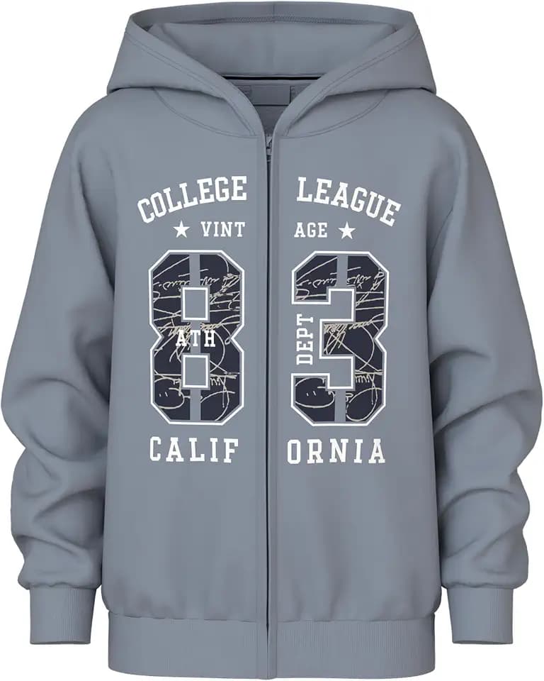 NAME IT Jungen Nkmvoltinus Nreg Sweat Card Wh Bru