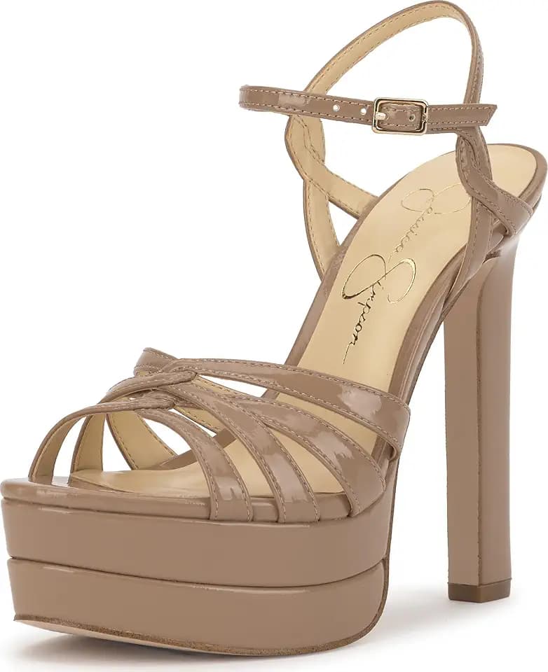 Jessica Simpson Itzari Double Platform Heeled Sandals