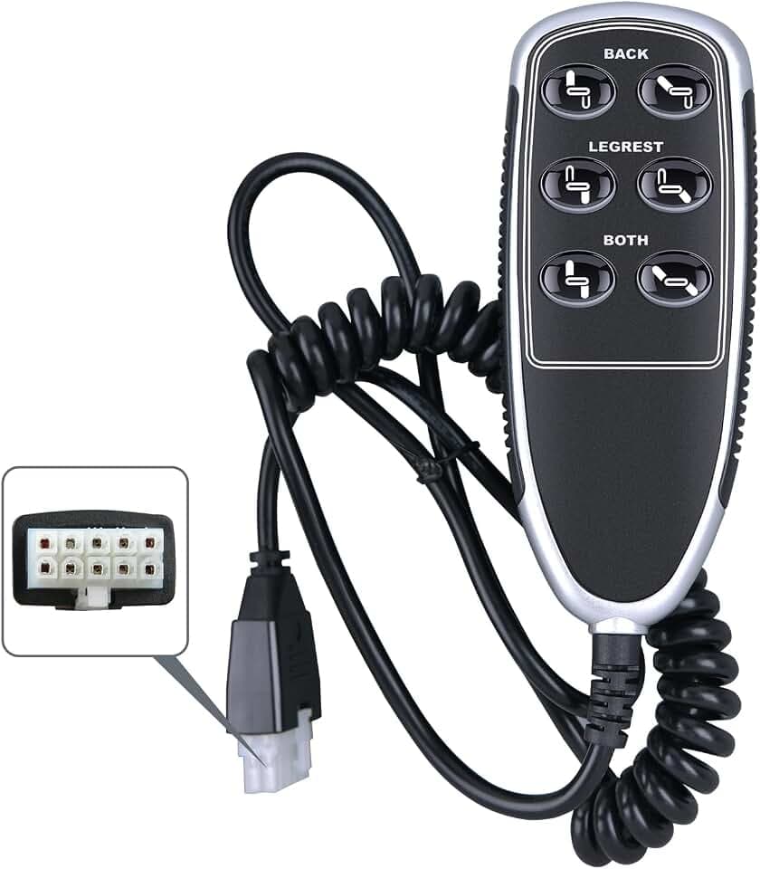New Replacement Remote Control for La-Z-boy Model 11850U-07 Part #10.00035 REV Power Sofa and Lift Chair Remote Handset