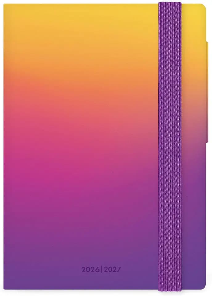 Legami – Wochenplaner 2026–2027, Sunset Vibes, 16 Monate, klein, Tagebuch von September 2026 bis Dezember 2027, mit Notizbuch, FSC-zertifiziertem Papier, mit Monatsplaner, 9,5 x 13,5 cm
