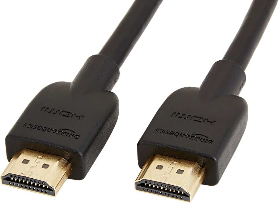 Amazon Basics High-Speed-HDMI-A - HDMI-A Kabel, CL3-zertifiziert, Standard 2.0, 3 m, schwarz