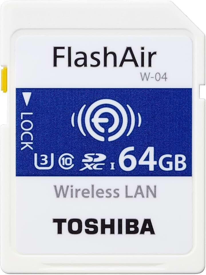 Toshiba THN-NW04W0640E6 64GB FlashAir W-04 Wireless SD Karte
