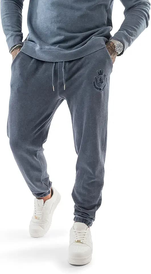 Trainingshose für Herren, 100 % Baumwolle, Tracksuit elegante Hose, Freizeitkleidung, Übergröße, Sportanzüge, Vintage-Junge, Geschenkidee zum Geburtstag