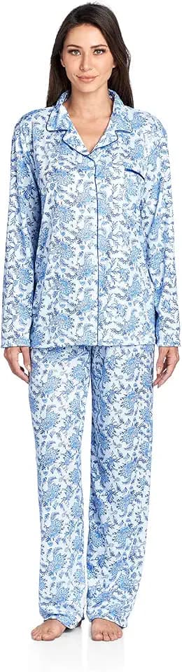 Casual Nights Women's Sleepwear Long Sleeve Floral Pajama Set