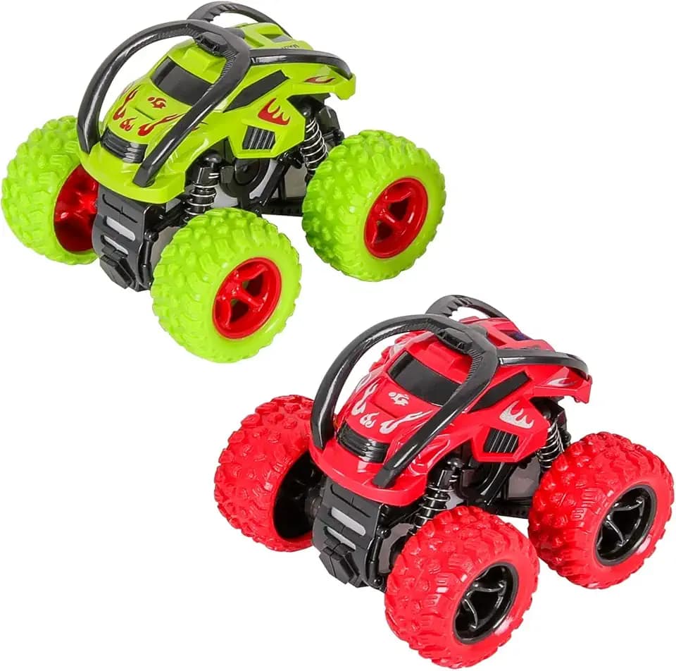 m zimoon Monster Trucks Spielzeug 2 Stück, Trägheit Spielzeugauto Kinder