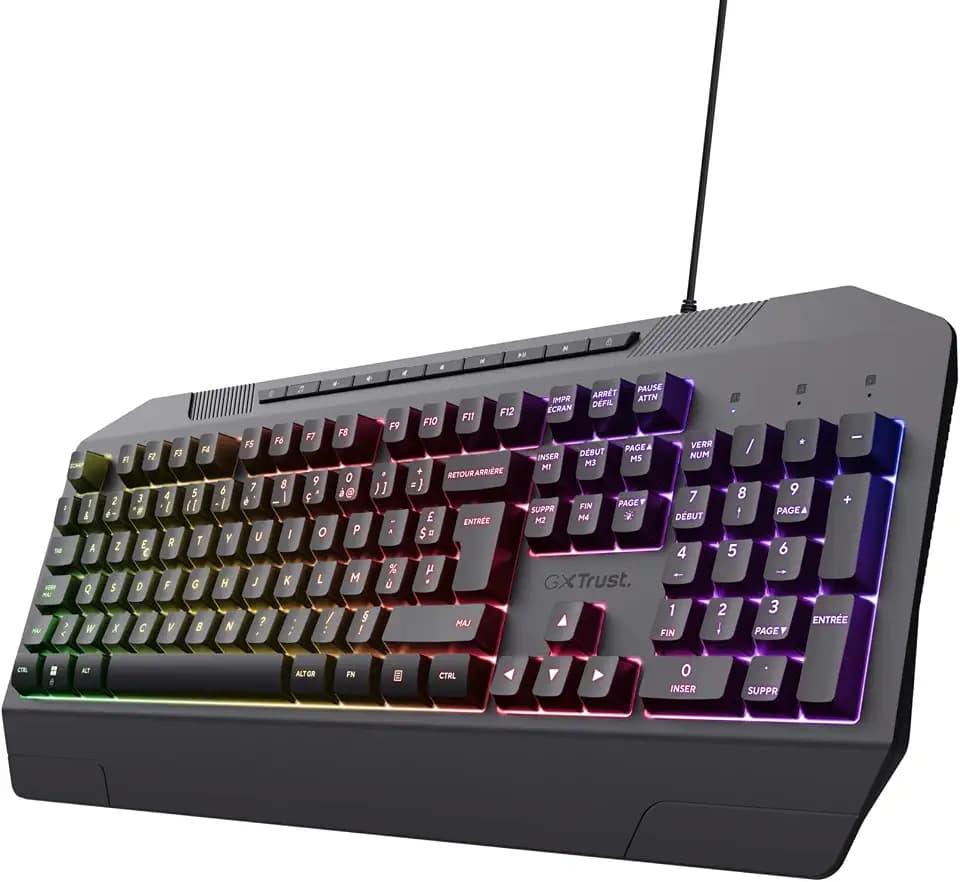 GXTrust Evocx Französisches Layout (AZERTY) Gaming Tastatur