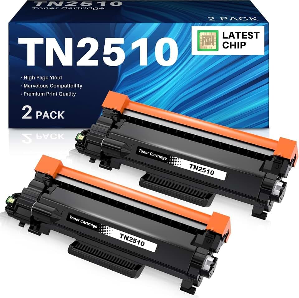 INK4U TN2510 Toner 2er Pack Kompatibel für Brother TN-2510 Toner TN 2510XL