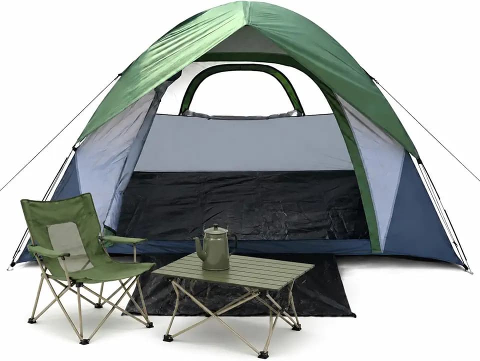 XL Camping Tents 2/3/4/6 Person Waterproof Double Layer Dome