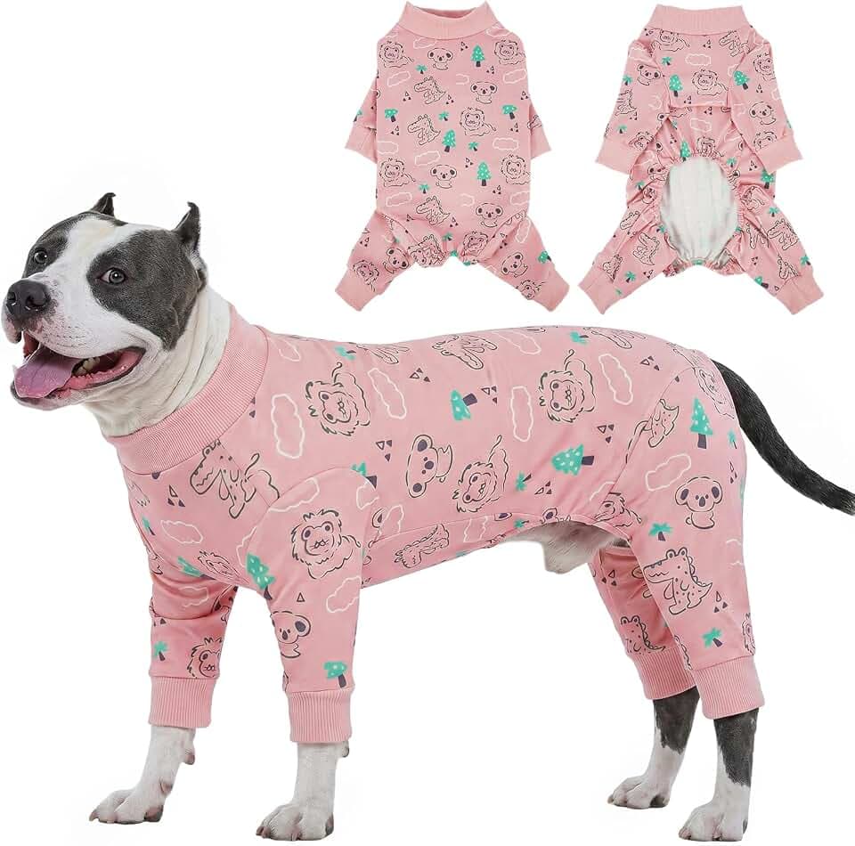 Kuoser Dog Pajamas, Dog Onesie for Surgery Recovery, Recovery Suit for Dogs