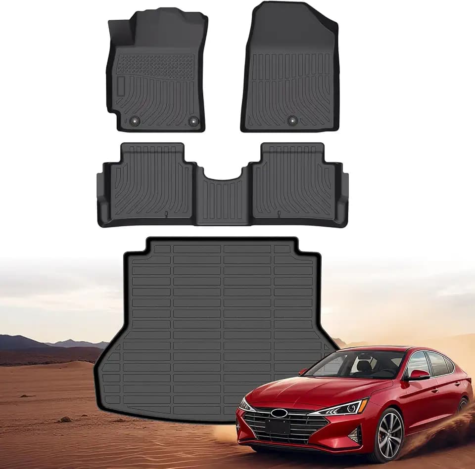 Floor Mats & Cargo Liner for Hyundai Elantra 2017-2020 (Not for Elantra GT)