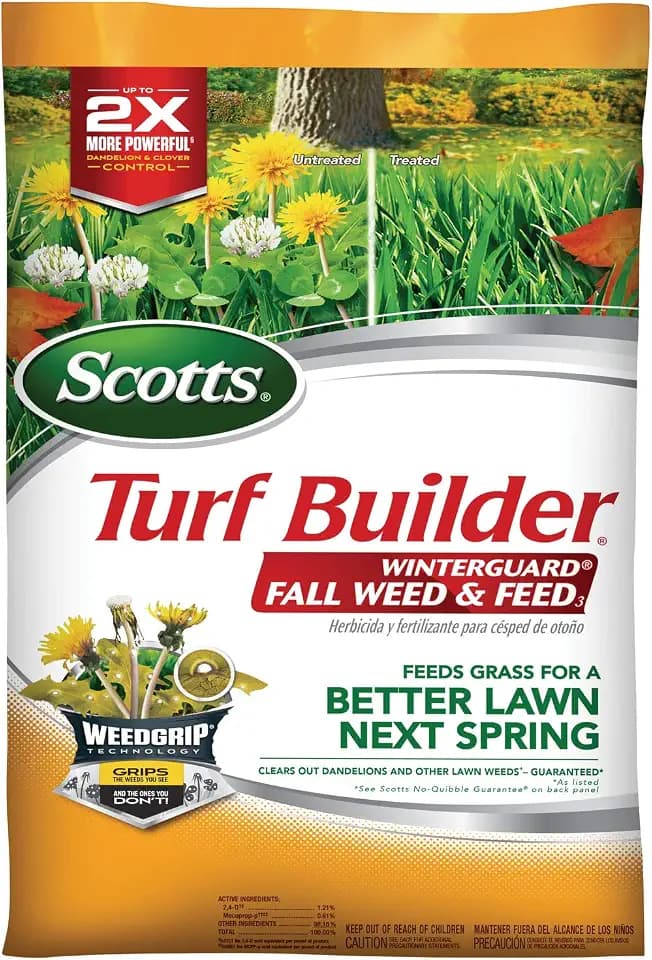 Scotts Turf Builder WinterGuard Fall Weed & Feed3, 34.3 lbs.