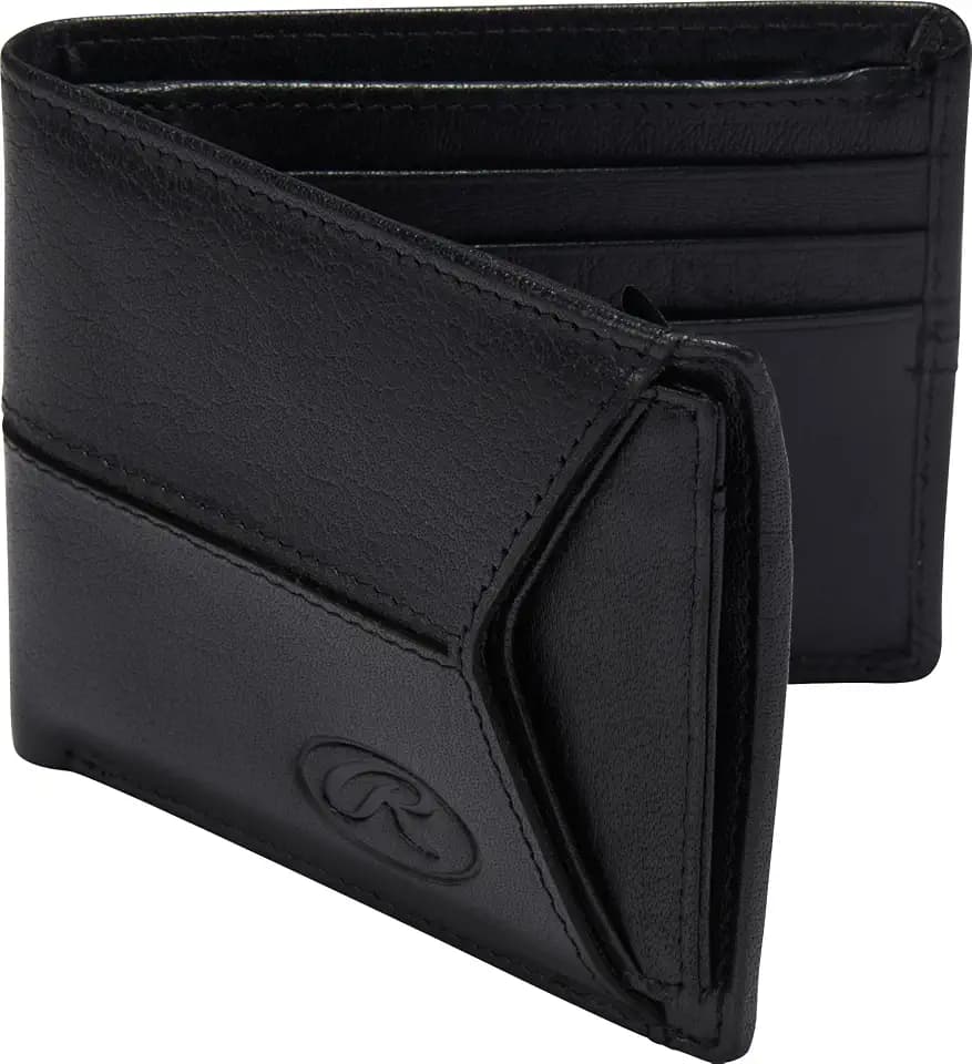 Rawlings | Men's Bifold Wallet Collection | Genuine Leather | Multiple Styles & Colors