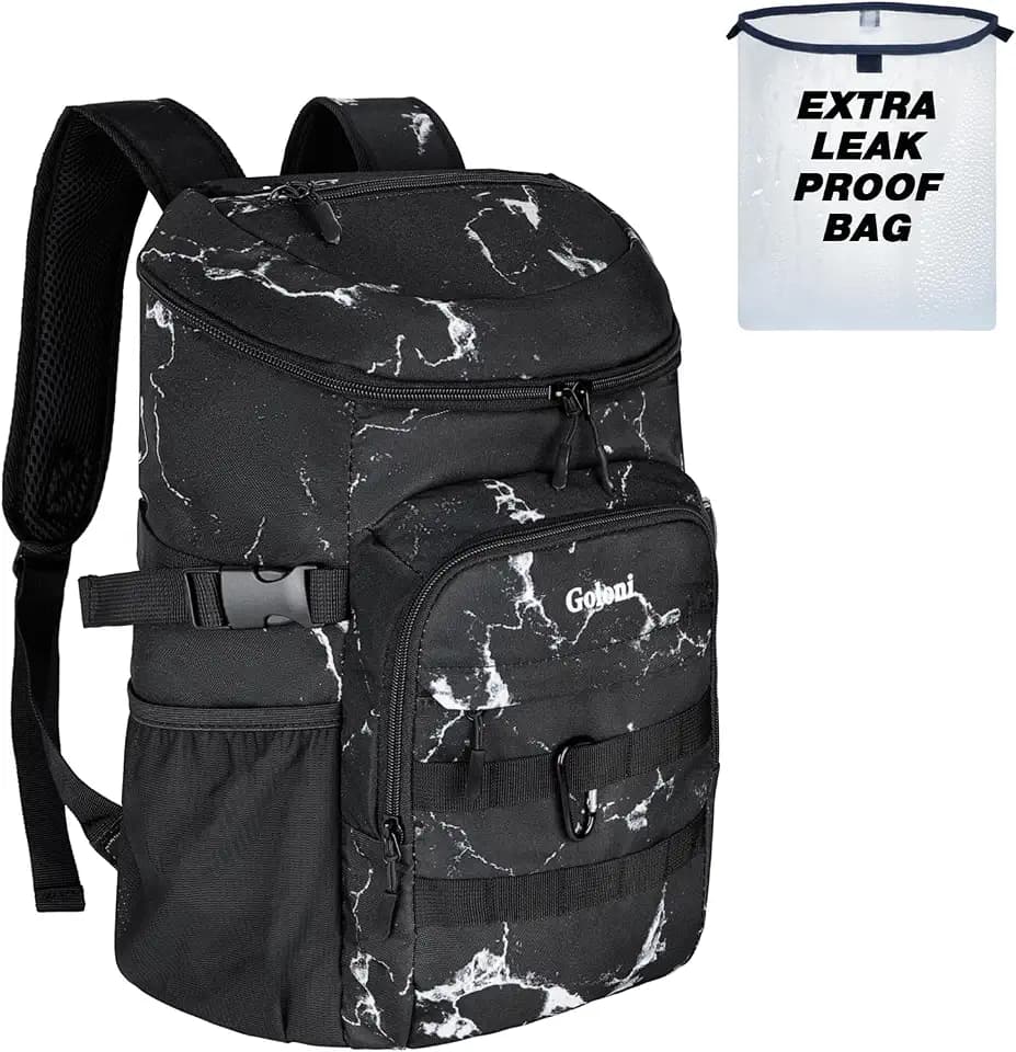 Cooler Backpack Insulated Leak Proof,Small Soft Coolers Bag for Men and Women Camping,Travel,Beach,Hiking,Picnic