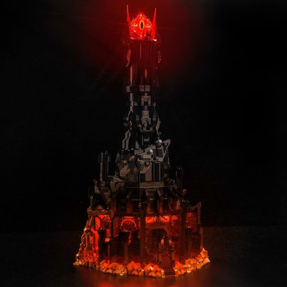 Led Licht-Kit für Lego 10333 Barad-dûr (Kein Lego), Dekorationsbeleuchtungsset für Lego Barad-dûr Bausteinmodell-Standard Version