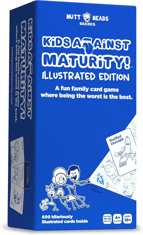 Kids Against Maturity Card Game, Fun Family Games for Ages 8-12 and Adults