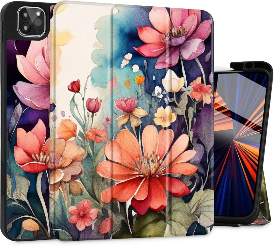Tuiklol for iPad Pro 12.9 inch 2022 2021 2020 2018 Release Case