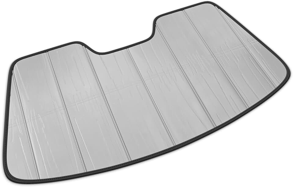 Autotech Park Foldable Sunshade Compatible with 2022-2026 Nissan Pathfinder, Sunshade with Metal Reinforced Structure, Maintain Cool Interior and Save Space