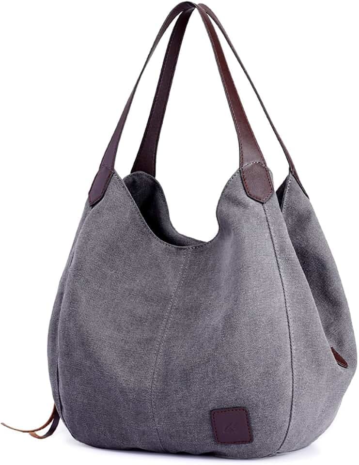 Canvas Multi-pocket Hobo Bags for Women