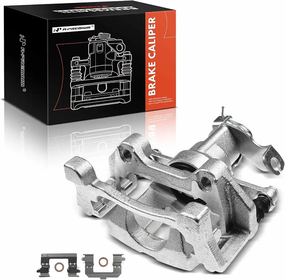 A-Premium Rear Left Driver Disc Brake Caliper with Bracket